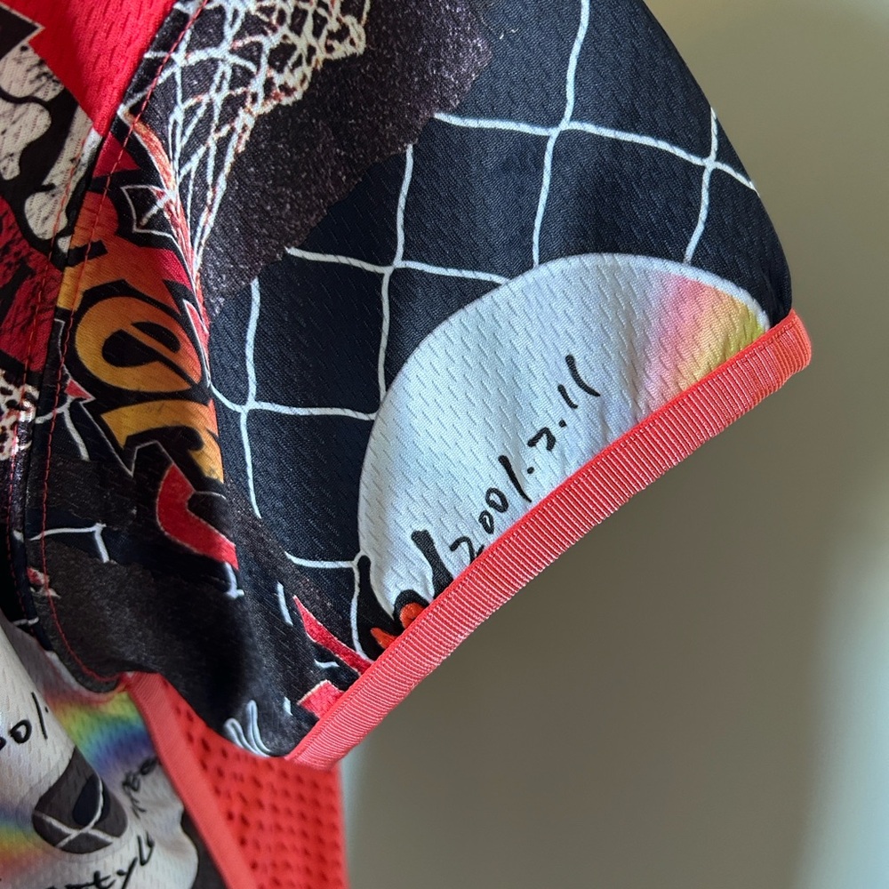 🔥 VINTAGE/RARE NIKE Sportswear Graphic Mesh Jersey Dress - Streetwear XL 🔥 - Picture 3 of 12